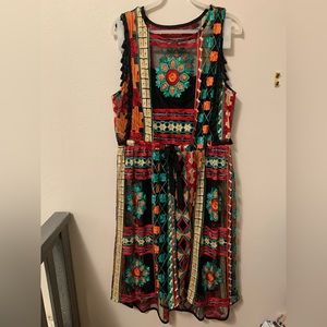 Eva Franco Embroidered Dress
